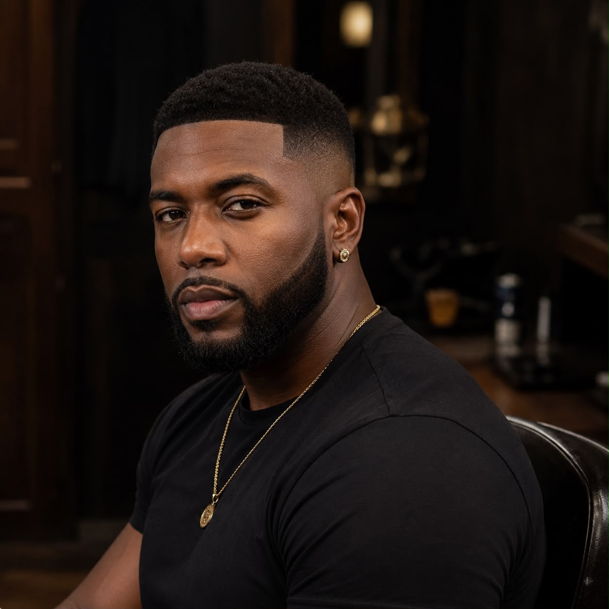 Expert barber styling